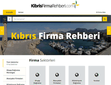 Tablet Screenshot of kibrisfirmarehberi.com